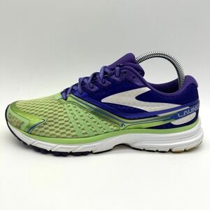 Brooks Launch 2 Sneakers Women 9 Purple Green Athletic Running Shoes 1201781B302